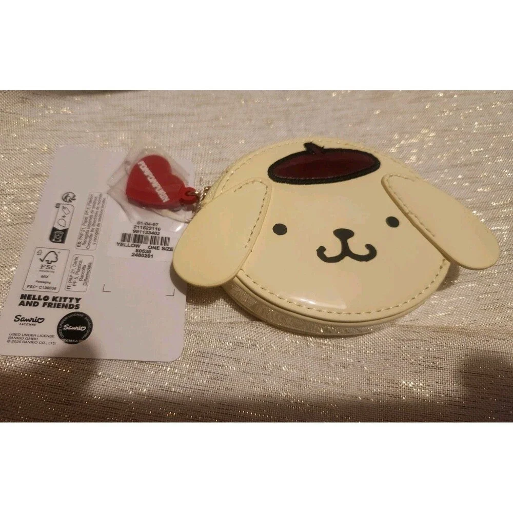 Primark X Hello Kitty and Friends Sanrio Pompompurin Coin Pouch Yellow NWT